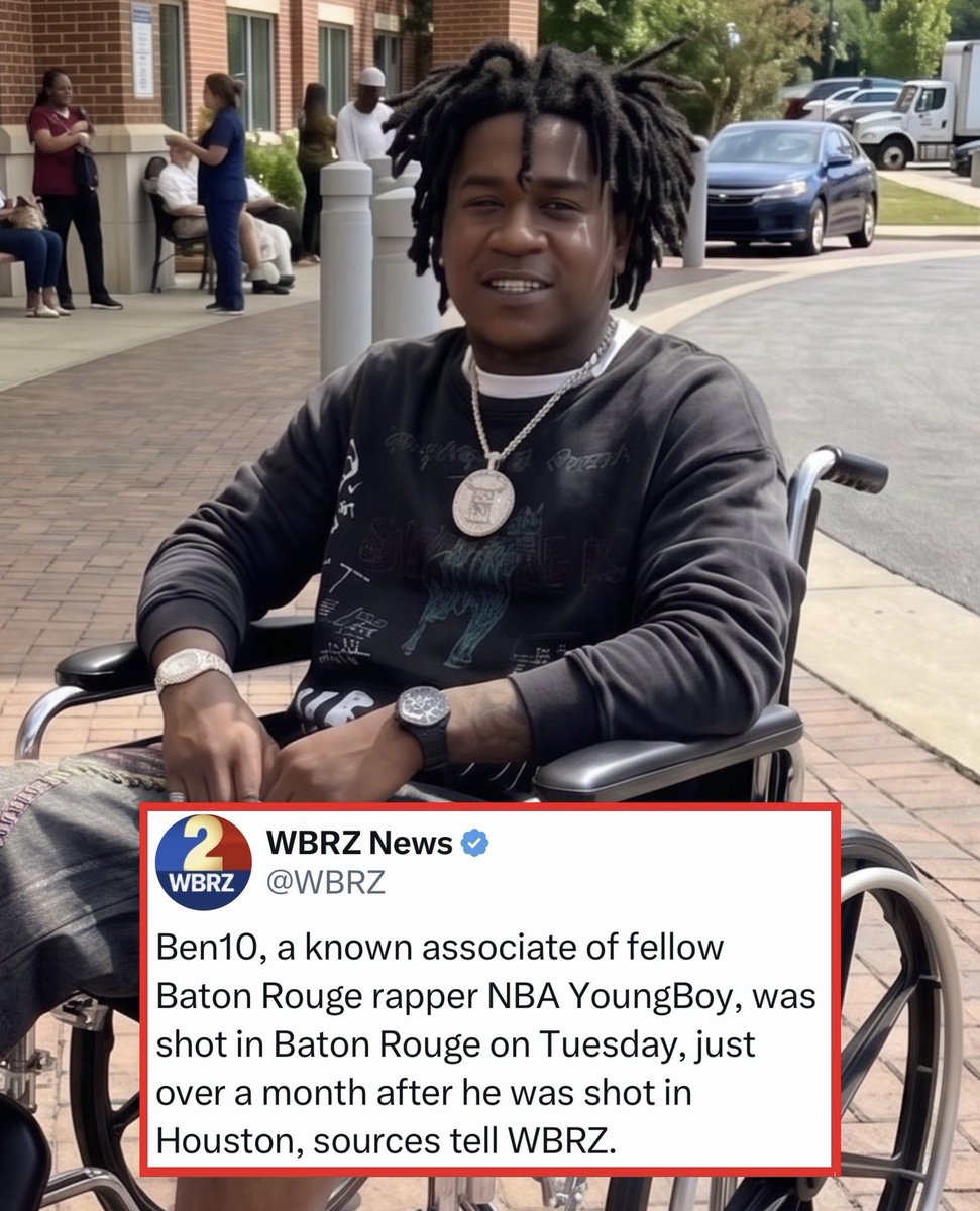 ReddCinema's tweet photo. NBA Ben10 was shot in Baton Rouge just a month after he was shot in Houston 😳 https://t.co/1I15opCdvG
