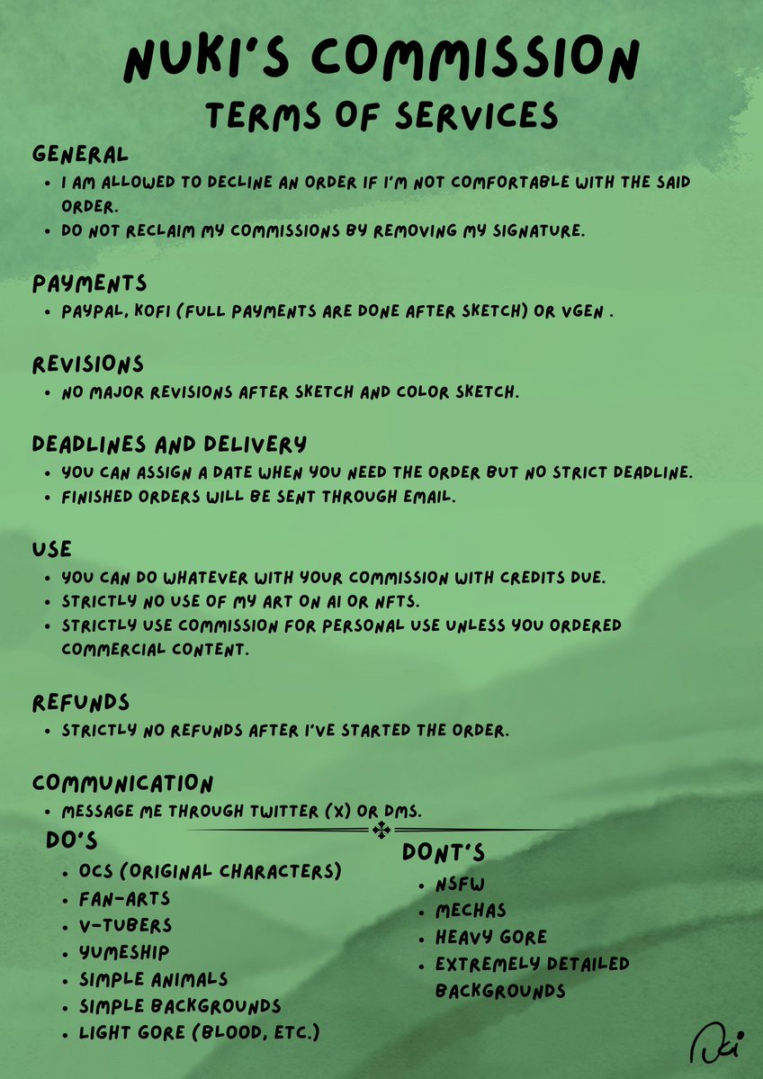 nukiknd's tweet photo. rts are appreciated 🩶

ART COMMS OPEN!
3 slots available~ 
DM, V-gen or Email me if interested!

✉️:nukitnk@gmail.com
⏬Vgen link⏬ https://t.co/D80bYTGwne