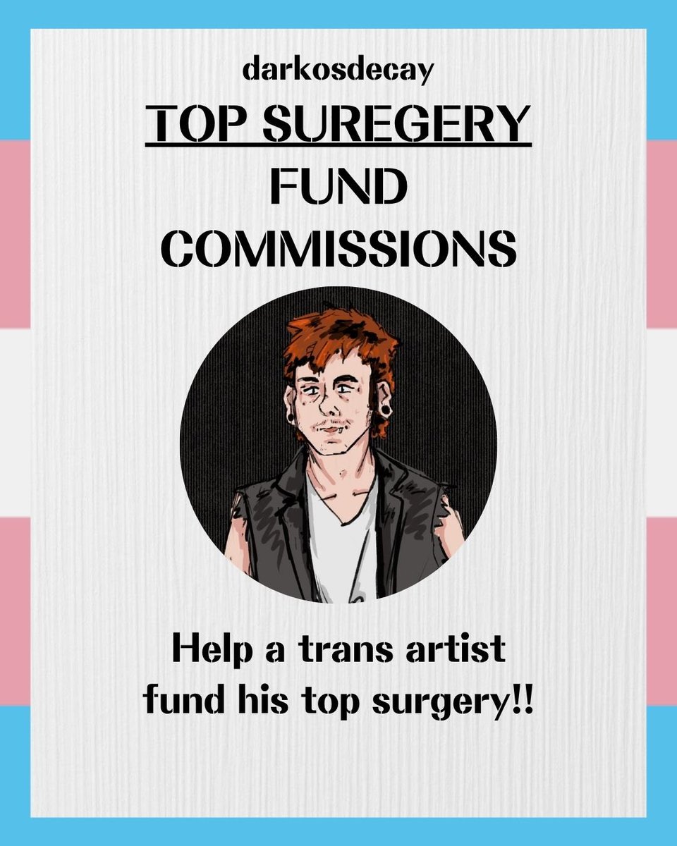 DECAYIERO's tweet photo. TOP SURGERY FUND COMMISSIONS‼️ https://t.co/D6CAITUogT