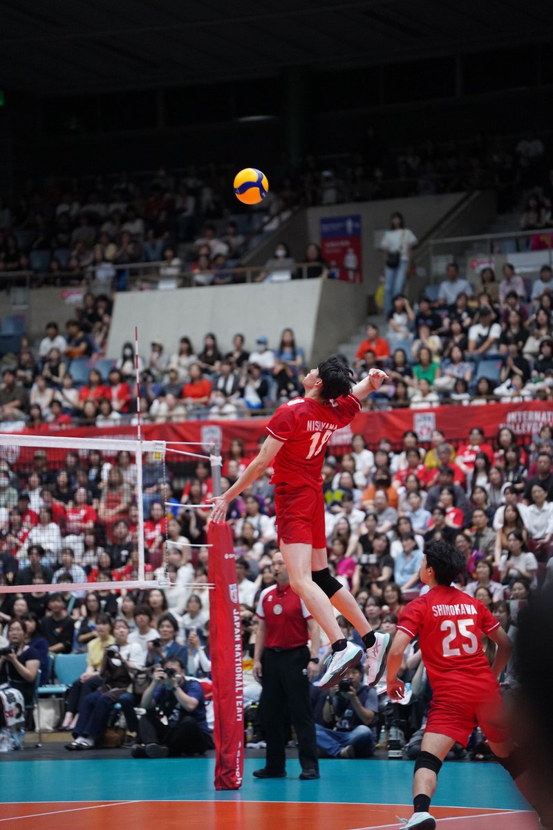 VB_31og's tweet photo. バレーボール 国際親善試合
日本男子B代表 川崎大会
🇯🇵vs🇮🇹
東急ドレッセとどろきアリーナ
(2026/07/24)

#西山大翔 選手
#大阪ブルテオン
#バレーボール男子日本代表 https://t.co/qEWdVUVmNa