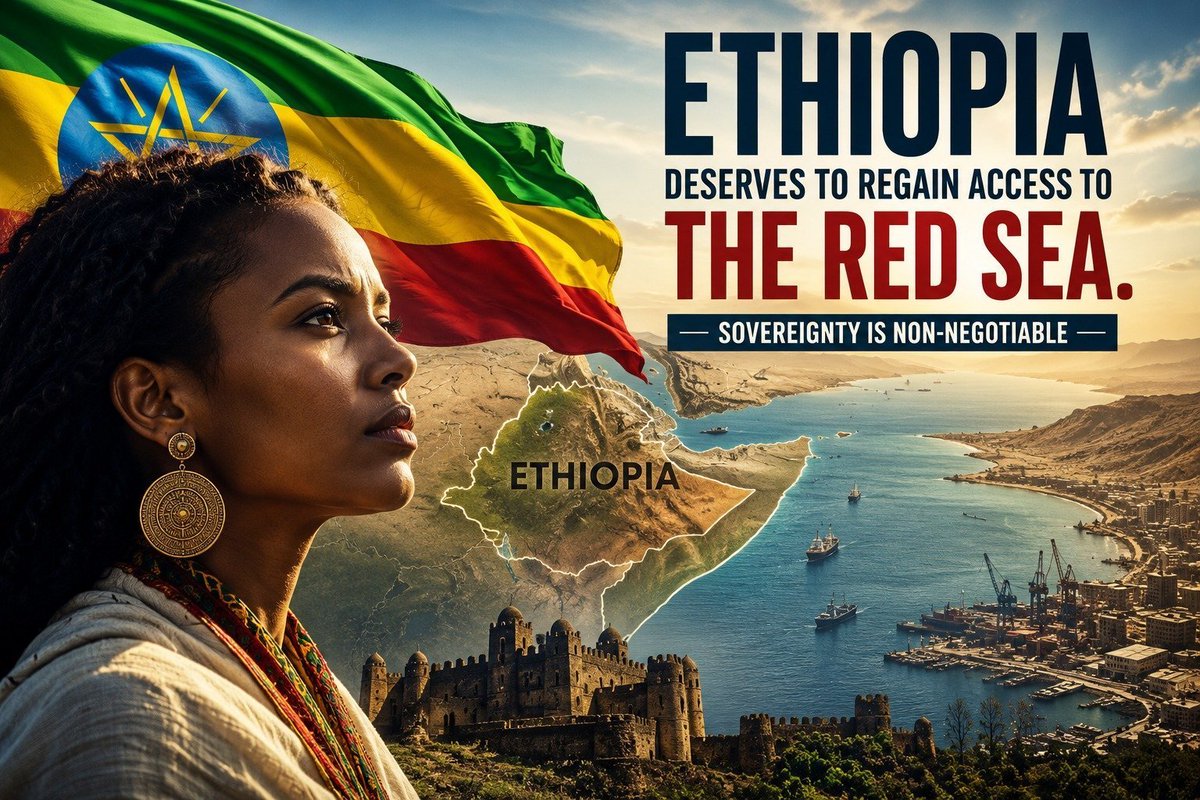 WakoEza's tweet photo. #Ethiopia's maritime access is not a threat, it's a cornerstone for regional peace. 🫡🇪🇹

A peaceful Red Sea is a shared future. https://t.co/pPIYicvv5g