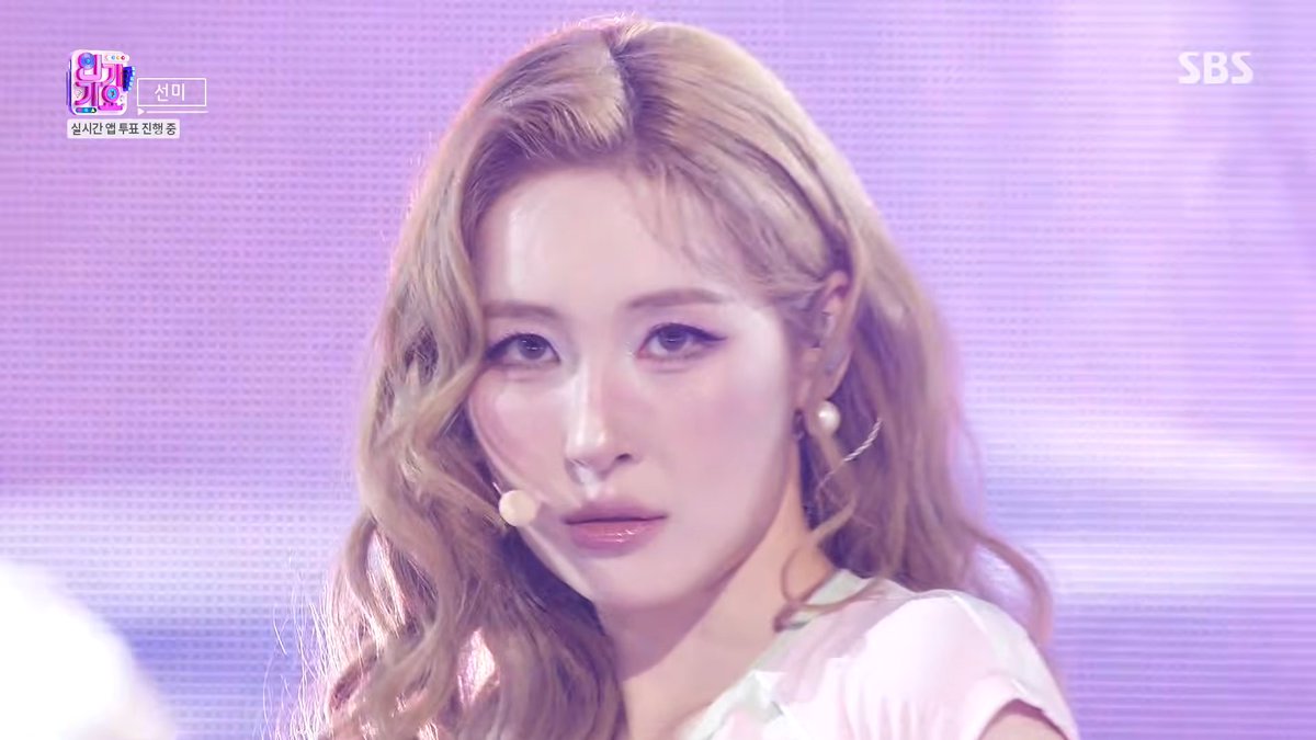 Get_SUNMIfied's tweet photo. [𝗚𝗢𝗢𝗗𝗕𝗬𝗘 𝗦𝗧𝗔𝗚𝗘]

260726 | #SUNMI performing <Forever July> at SBS Inkigayo 🩷🌀🩷

Official Video
📍https://t.co/Zw5KCuzXE3

#선미 #ForeverJuly
@miyaohyeah https://t.co/cmMEkID7YW