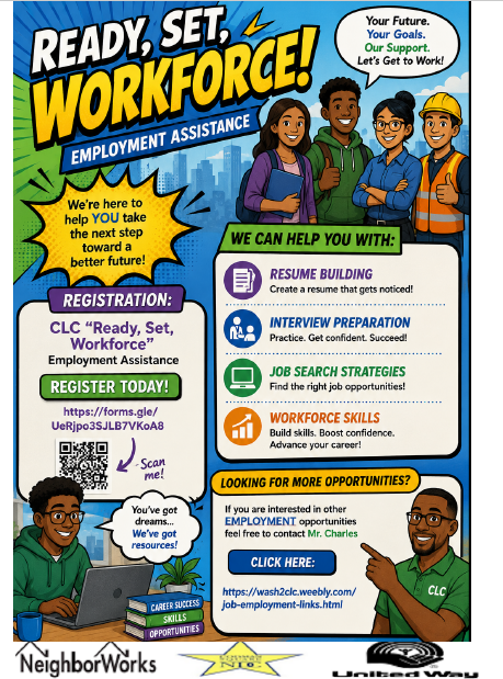 CSNDC's tweet photo. The CSNDC Computer Learning Center is now accepting registrations for our July–October 2026 courses!
Students have the opportunity to be in person or virtually and gain valuable technology, digital literacy, workforce, and computer skills in a supportive learning environment. https://t.co/DFfaiWApVq