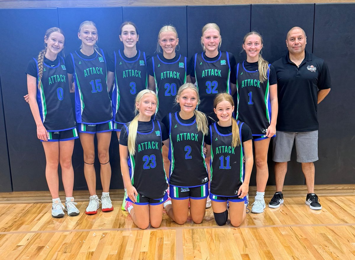 ndattack's tweet photo. Our ND Attack 14U girls battled this weekend at the Summer Finale tournament  in Iowa to end their AAU season! https://t.co/3y0K53KW6M