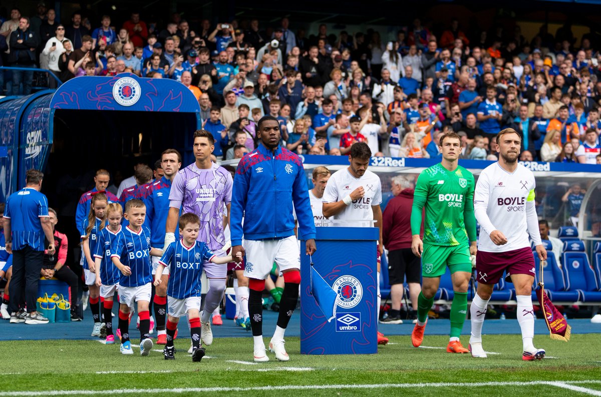 RangersFC's tweet photo. 📸 West Ham at Ibrox.

Pre-season preparations are complete. 🔜 The new season awaits.

👉 View the full match gallery | https://t.co/eaoiruM2Fe https://t.co/0j90nDqQ9G