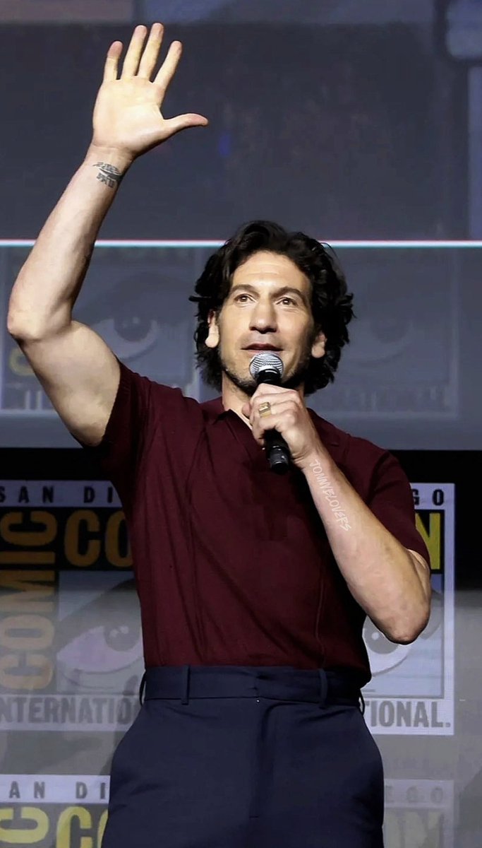 MsBloodyMari's tweet photo. Jon Bernthal at #SECC yesterday 😮💨 https://t.co/DEiAl5UBdx