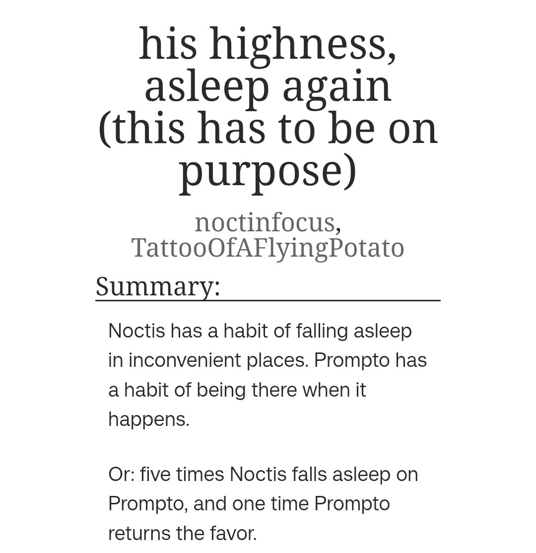 noctinfocus's tweet photo. his highness, asleep again (this has to be on purpose)

#promptis art &amp; fic collab with @EmptyEgg2 (her art attached) ♥️ 

- 5+1 things, soft promptis
- noctis can't stay awake in prompto's presence hahahaha
- 26k, completed ✅
 https://t.co/1SgHkOCTnE https://t.co/Y0U8pWVzWs