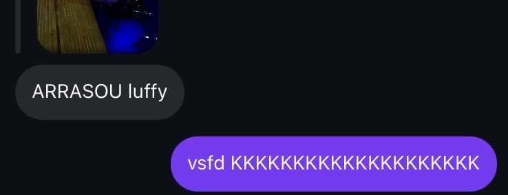 re52z0's tweet photo. meu amigo que sempre responde meus story me chamando pelo nome de algum personagem de anime¿ https://t.co/irtEJtqaXN