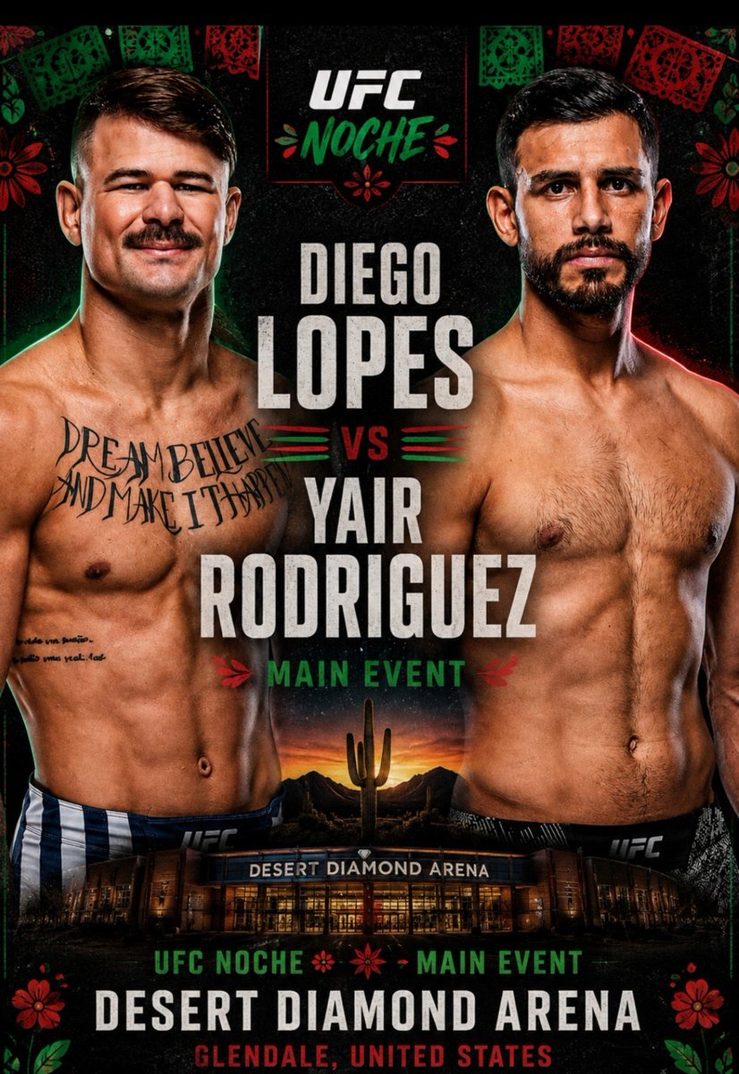 thecombattimes's tweet photo. BREAKING NEWS 🚨

Diego Lopes vs Yair Rodriguez is targeted for #UFCNoche main event 

Source : @realruebenking0 https://t.co/QQHIAcmRkt