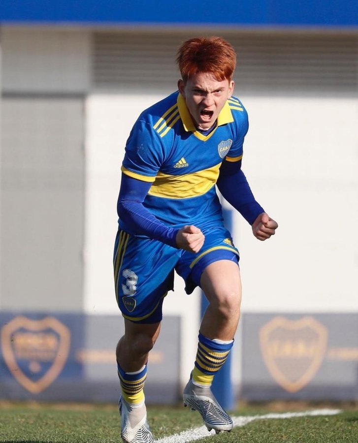 PlanetaBoca's tweet photo. 👉 León Astrada debutó en la Reserva de Boca con apenas 16 años y es el más joven en hacerlo desde... Valentín Barco, que lo había hecho con esa edad en 2021. https://t.co/JJfE3UFHFc