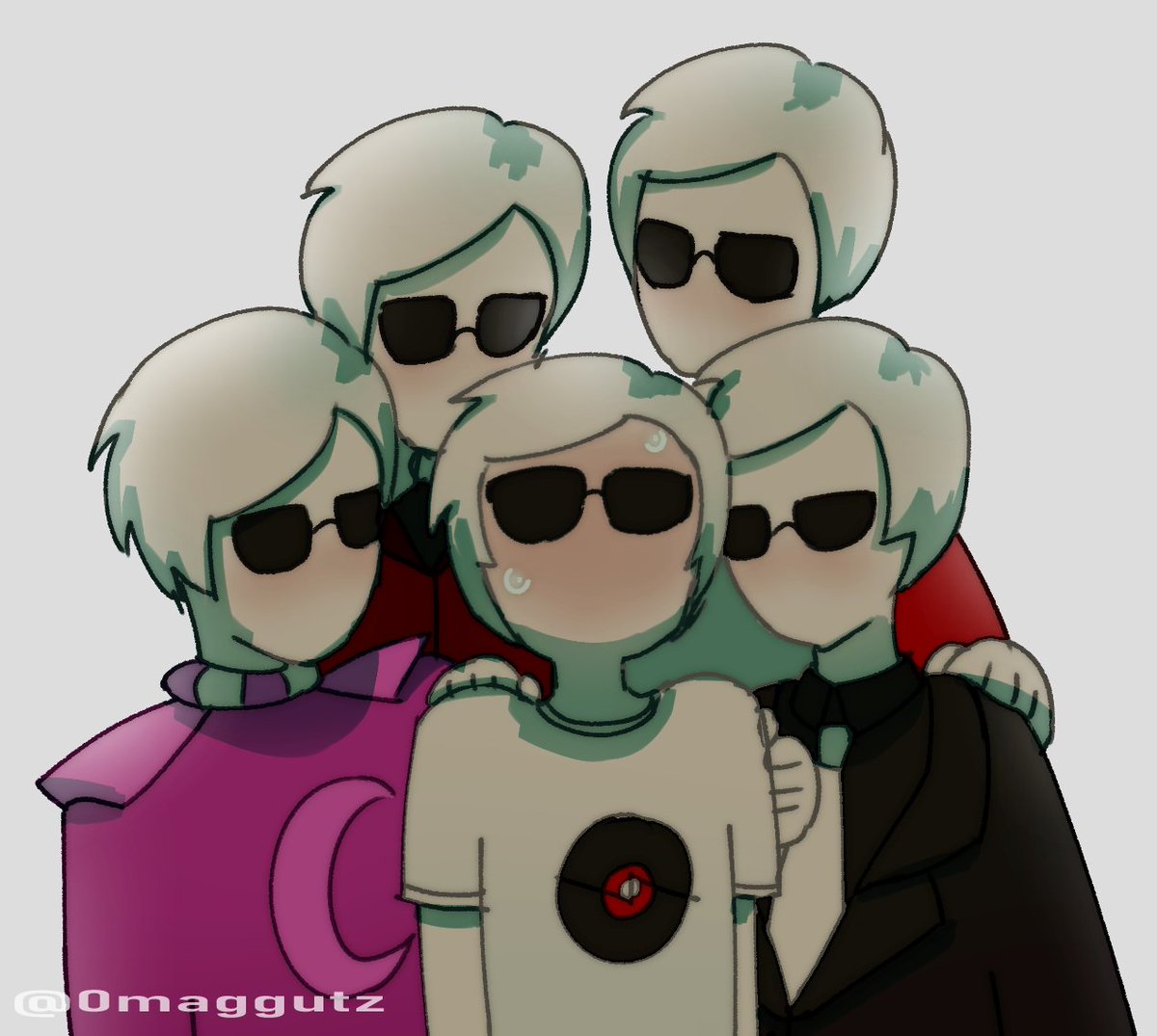 maggotgutss's tweet photo. too many daves </3
#homestuck #davecest https://t.co/gUfQh0TfE9