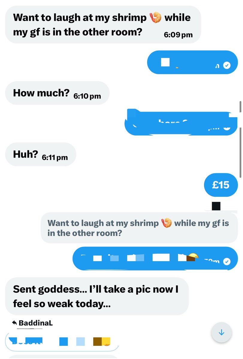 MiSSBaddina's tweet photo. Serving there mistress correctly 👸🏻❤️

Little shrimp cuck🍤 boys filling up my pot for there loser ways 🤑🤑🤑

😈come and test your fetish  x
https://t.co/9ZNRjJhbnO

https://t.co/nQAf9Ledpa Check out my profile on Throne!
#cuck #subs #contentsellerUK #uk #x #meetsdone✅#throne #paypal