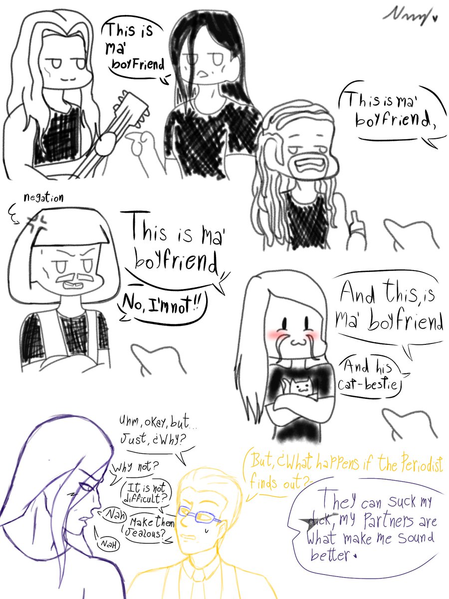 NatuYour's tweet photo. Hi, Poly metalheads 🫰
#metalocalypse #metal #digitalart https://t.co/NH5bW0kbYk