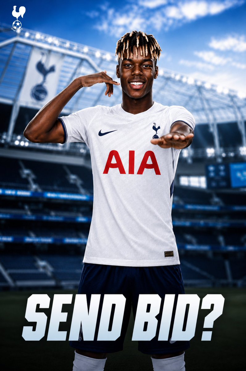 1spurslive's tweet photo. 🇪🇸✨ 𝐍𝐈𝐂𝐎 𝐖𝐈𝐋𝐋𝐈𝐀𝐌𝐒 𝐓𝐎 𝐓𝐎𝐓𝐓𝐄𝐍𝐇𝐀𝐌?

Tottenham need at least two more attackers. Nico Williams is a brilliant forward who can play both LW and RW. 🔥⚪️

🤔 Do you think Tottenham should send a bid and try sign 𝐍𝐢𝐜𝐨 𝐖𝐢𝐥𝐥𝐢𝐚𝐦𝐬? #THFC #COYS https://t.co/sGtsd6fNQn