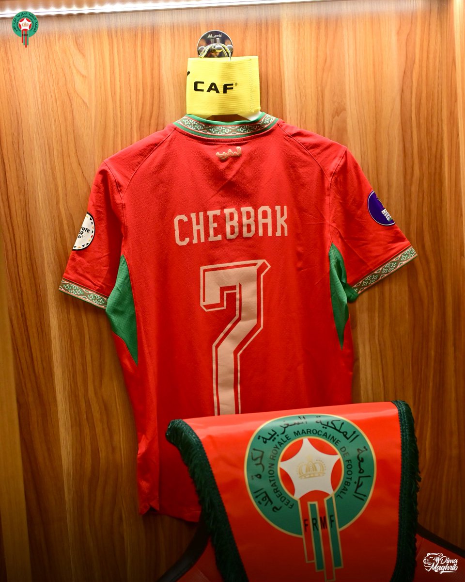 EnMaroc's tweet photo. كل شيء جاهز داخل غرفة ملابس منتخبنا الوطني النسوي 👕

Everything is ready inside the #AtlasLionesses' locker room ✅

#DimaMaghrib 🇲🇦 https://t.co/JdmAXTxSsR