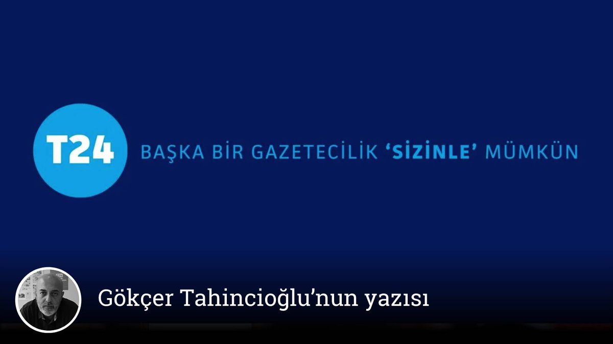 t24comtr's tweet photo. ✍️ Gökçer Tahincioğlu yazdı:

🔴 Okurla yürümek ve okurla büyümek: T24’e abone olmak neden bu kadar önemli?

📌 T24’e abone olmak, sadece bir gazetecilik mecrasını reklamsız izlemek gibi farklı olanaklarla takip için küçük bir ödeme yapmak anlamına gelmiyor. Gerçeğe, geleceğe, sadece gazeteciliğe değil hep birlikte geleceğimize omuz vermek anlamı da taşıyor…

https://t.co/MsX0jSXSne

@gtahincioglu