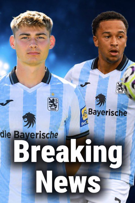 352Rammelnews's tweet photo. Breaking News!!! Bähr und Moreira wechseln für die neue Saison nach München! Sie sollen die Außenverteidigung und Rammel tragen. 🟦⬜️ 🦁 #rammel1860 @GaunerGmbH https://t.co/WLD4tCh138