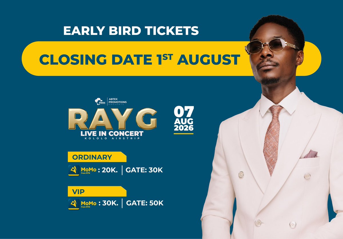 Ray_G_official's tweet photo. Get your early bird tickets before the closing date! 

https://t.co/QJ0uzWOySE https://t.co/U6i5EUcDfj