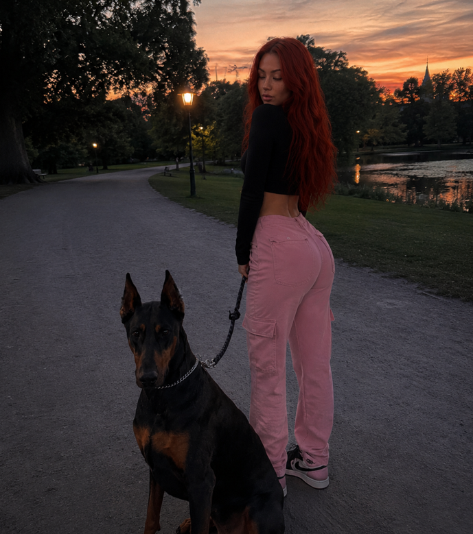 GoddessBebi's tweet photo. My dog listens better than any of you. 
At least he knows his place. 🐕‍🦺
The view is expensive, but your useless comments are free. 
Keep scrolling unless your wallet is open. 💸👠

#Doberman #SunsetVibes #Goddess #Findom #Alpha https://t.co/I303x8Dt9p