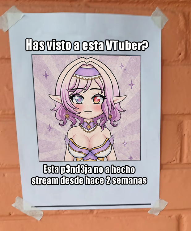 SVoltdeus's tweet photo. @Elysia_Hearts No hace stream desde hace 2 semanas, me pregunto qué estara haciendo... https://t.co/zs2MELQioo