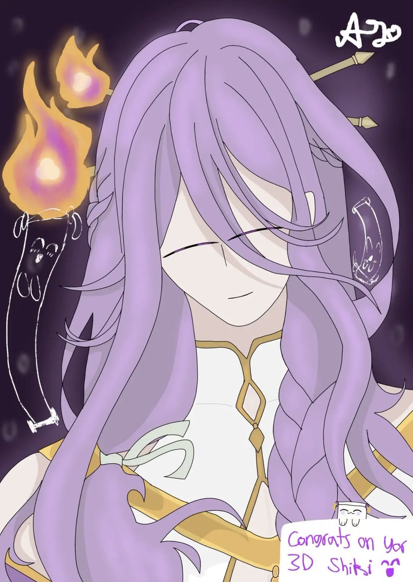 Lazaria_Arts's tweet photo. My former Jawharah wanted me to post this! She says happy 3d Shiki!  #Katagallery https://t.co/aFQbx10HdI