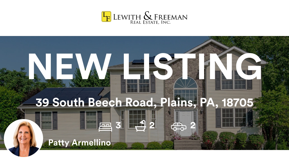 LewithFreeman's tweet photo. 🛌 3 🛀 2 🚘 2
📍 39 South Beech Road, Plains, PA, 18705

Our agent’s latest listing on RateMyAgent
(PA) AB067147
https://t.co/sCFEogZB3c

...
#ratemyagent #realestate #Lewith_and_Freeman_Real_Estate__Mountain_Top https://t.co/8veQEtCUye