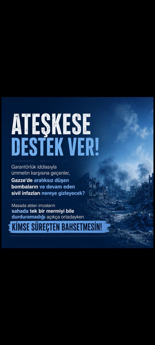 Kasmtemel8's tweet photo. Gazze'de hiç ateşkes olmadı sadece ateşkes rolü adı altında insanların gözlerini boyadılar her ne zaman Gazze gündemi gündemin ön sıralarında bulunduysa ateşkes var adı altında insanların seslerini kısmaya çalıştılar
#SizeYalanSöylediler https://t.co/oDOu5W7e7l
