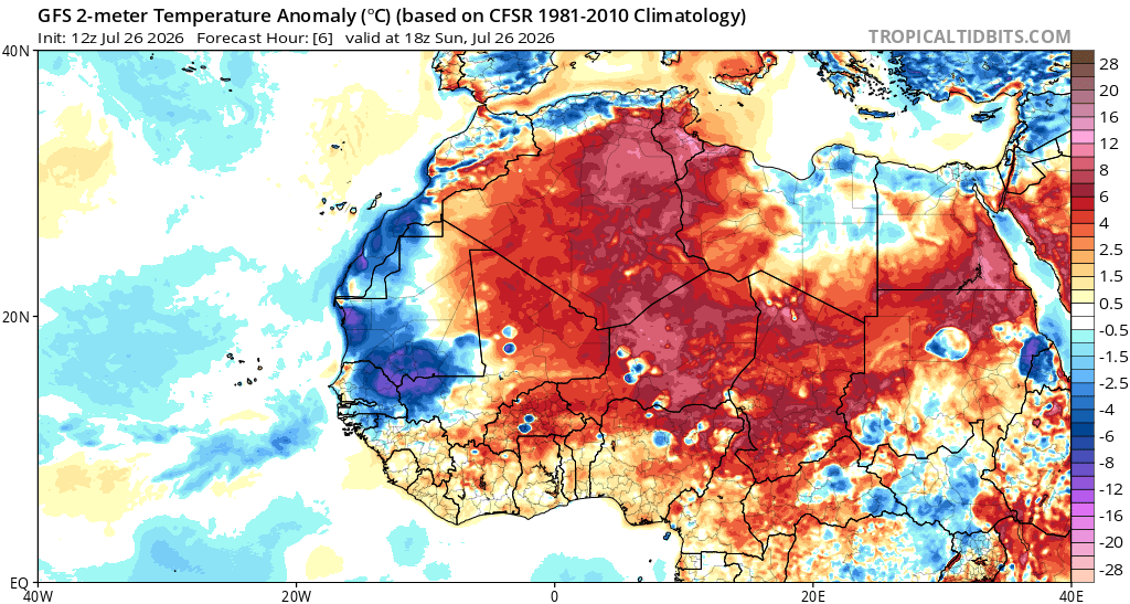 extremetemps's tweet photo. EXTRAORDINARY 51 DEGREES IN ALGERIA

2 weeks 49/50C and Minimums 35/36C
Never seen anything like this in African history

ALGERIA
50.6 Touggourt  all time record
(50.4 Ouargla)
Min 33.0 Tinalkoun
TUNISIA
49.2 Tozeur all time record
Min 29.1 Sfax https://t.co/zERb4kUeJB
