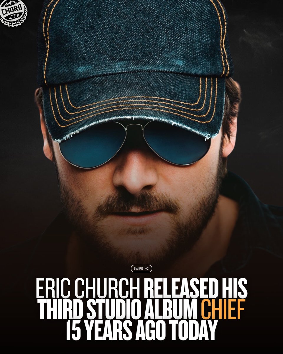 CountryChord's tweet photo. Eric Church released his career-defining album “Chief” on this day 15 years ago. https://t.co/mLaoa2ygsJ