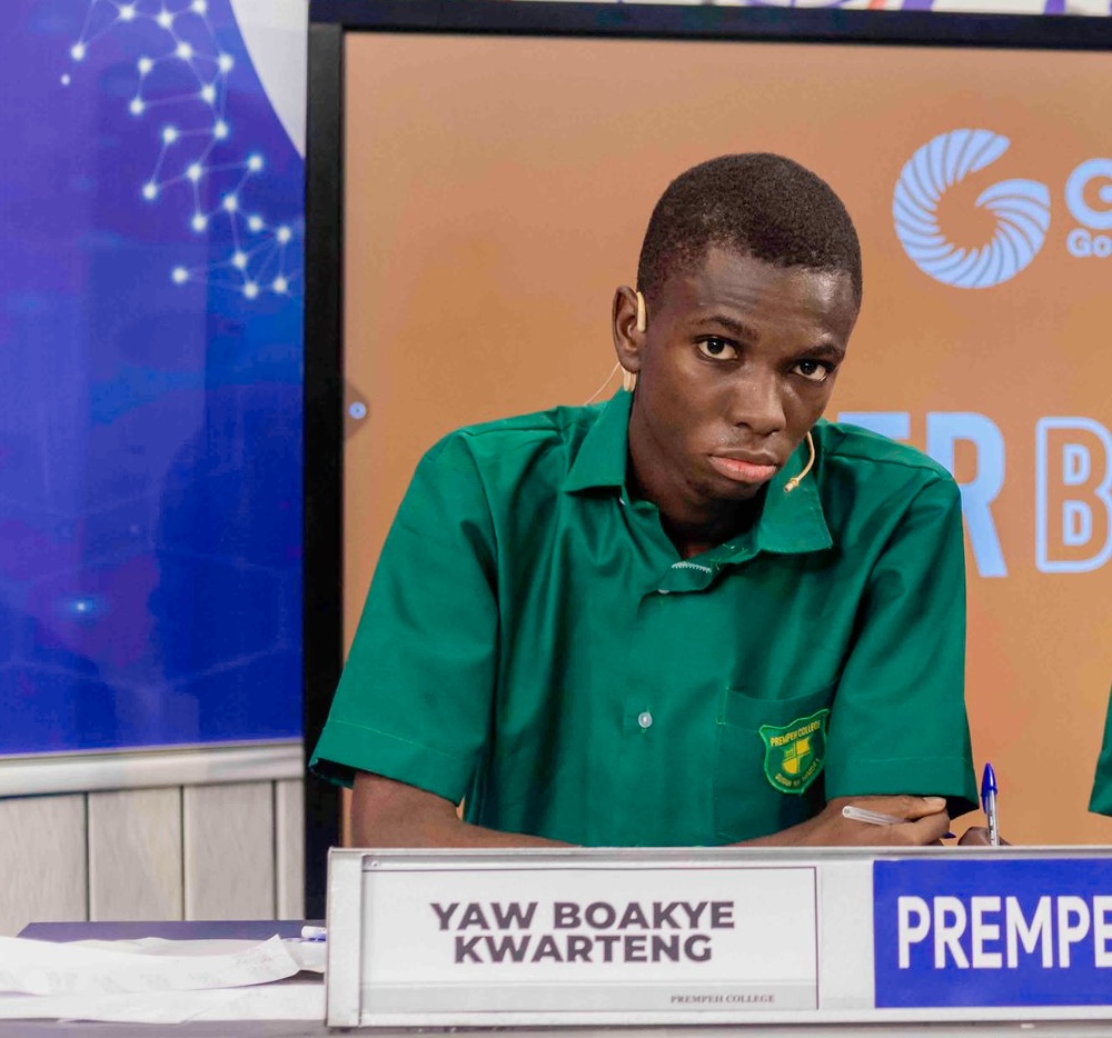 Thevokofficial's tweet photo. 📍📍JUST IN📍📍

Yaw Boakye Kwarteng, brilliant Ghanaian student and 2023 NSMQ Contestant for Prempeh College, has been named a recipient of the KNUST College of Engineering Excellence Awards as a student with a CWA of 80 and above.🧠⭐️⭐️⭐️

Stay tuned✅ | #VOKLive https://t.co/pIUJxTOmO8