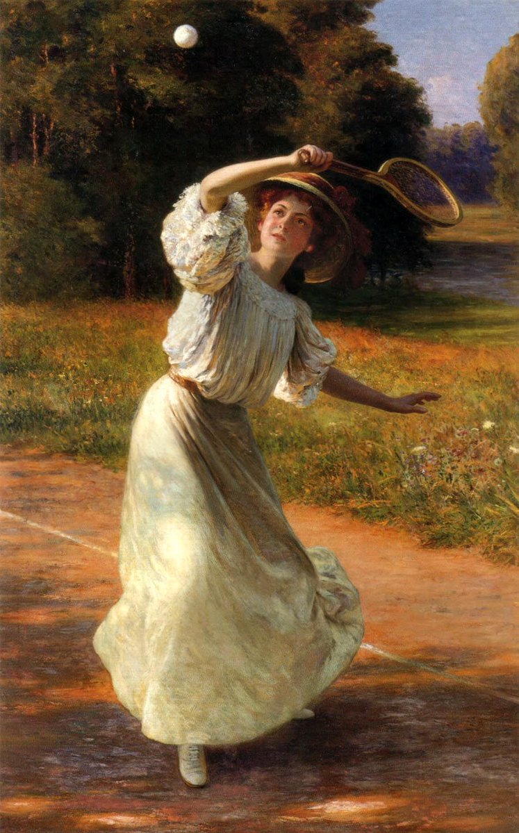 IsabelVasques7's tweet photo. 🎨Léopold Franz Kowalski (1856–1931)
"The Tennis Game" https://t.co/LhglvDYVG0