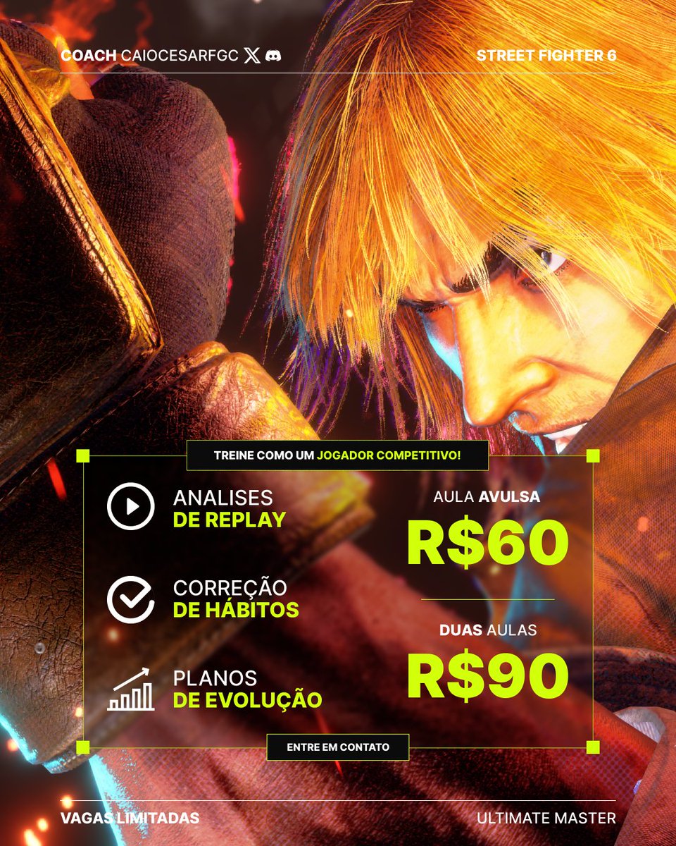 caiocesarfgc's tweet photo. Os majors de fim de ano estão chegando.
Treine como um competidor e chegue pronto para enfrentar os maiores do Brasil com confiança! https://t.co/PUlAovro99