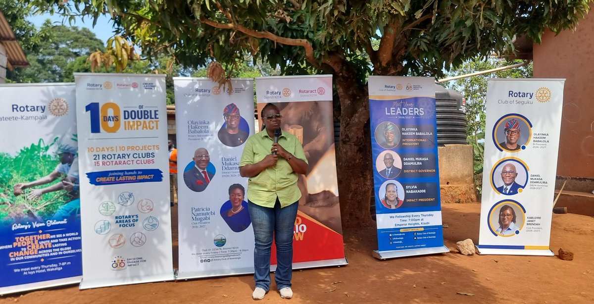 MuyengaBreeze's tweet photo. Last Saturday, July 25th @MuyengaBreeze joined fellow Rotarians and Rotaractors at St. Bruno Primary School, Zziru for the commissioning of a WASH project under the #10DaysOfDoubleImpact initiative. https://t.co/exLxWNvUvm