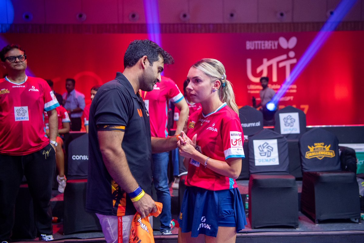 UltTableTennis's tweet photo. More than just a game! 🫂
 
#ButterflyUTT | #ThatsThePoint https://t.co/ohppQ9QYUs
