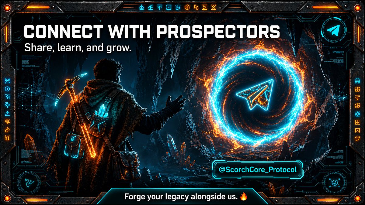 ScorchCoreLatam's tweet photo. This is the Prospectors' base camp.

The Burning Core beats with strength, and every new soul that joins ignites another spark in the forge.
The question is: Are you in yet?

Join now.
 https://t.co/cXECdiRb2k

#ScorchCore #Telegram #Community #Prospectors #nft #Web3 #digitalert https://t.co/AqG0BIhJss