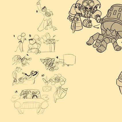 vileversus's tweet photo. These little doodles in the corner are kind of hard to decipher but I know for a fact thats Mr Wpnz sitting down and watching Tv on Puzzles head😭

#MrWpnz #MrPuzzles #CallingAllVillians https://t.co/CorDRlYWjf