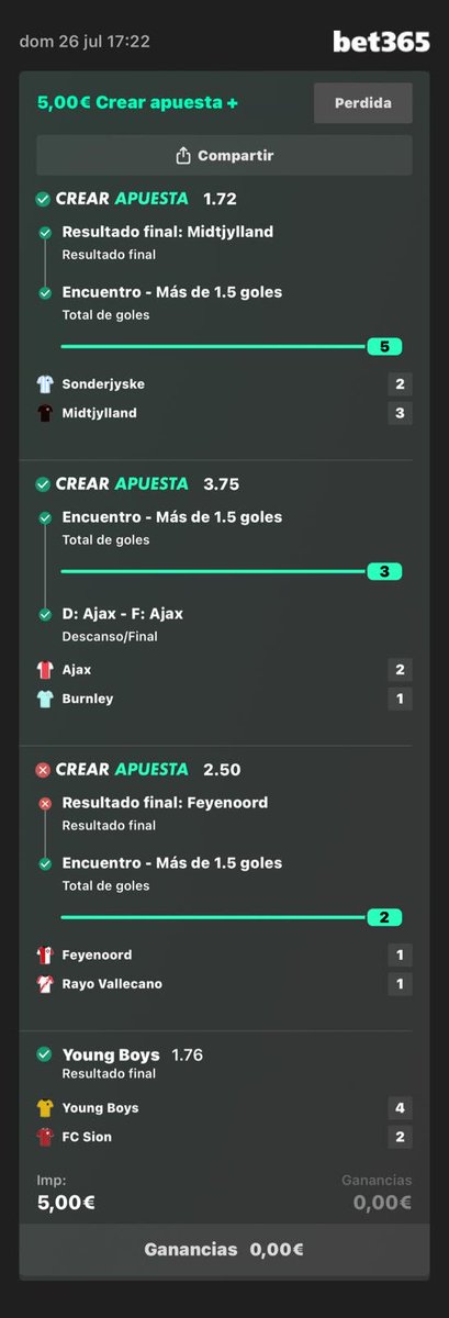 ruubenserr_'s tweet photo. Qué vergüenza de casa de apuestas, me dice que los 30 últimos minutos son de prórroga cuando desde antes de empezar se sabían que eran 120 minutos de partido @bet365_es @bet365 https://t.co/wfU6eoxZig