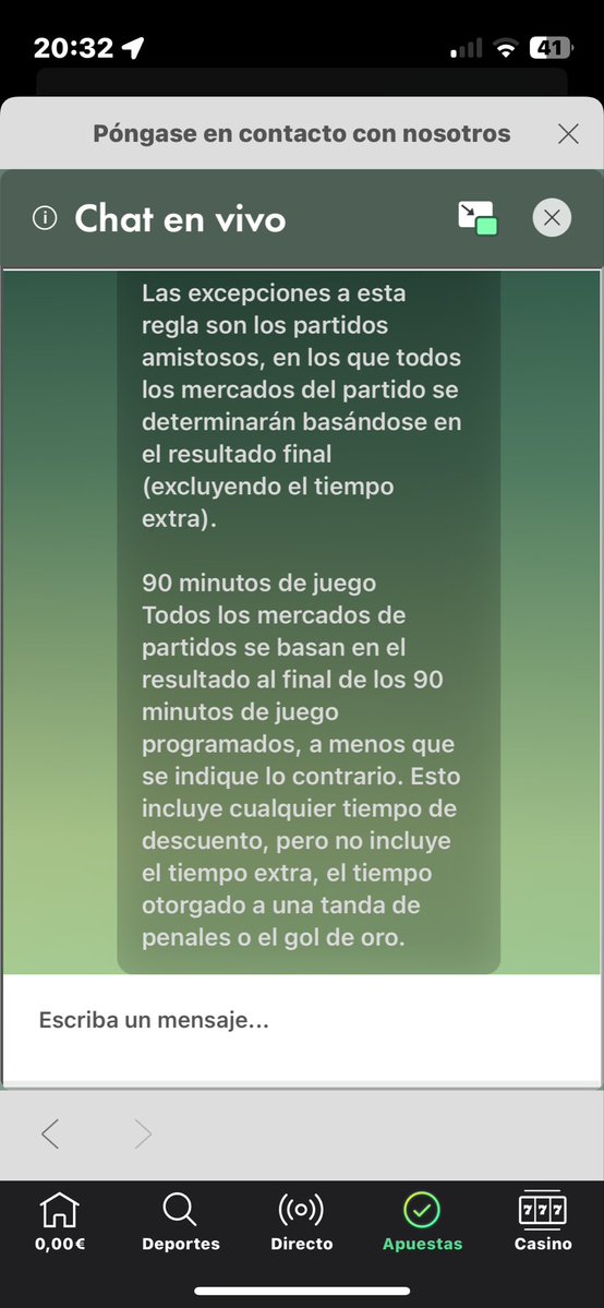 ruubenserr_'s tweet photo. Qué vergüenza de casa de apuestas, me dice que los 30 últimos minutos son de prórroga cuando desde antes de empezar se sabían que eran 120 minutos de partido @bet365_es @bet365 https://t.co/wfU6eoxZig