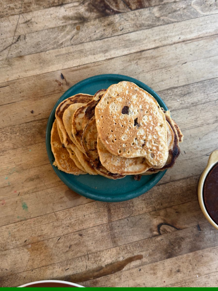 earth2lilah's tweet photo. Einkorn Flour Pancake Mountain https://t.co/F7lPhJx0fJ