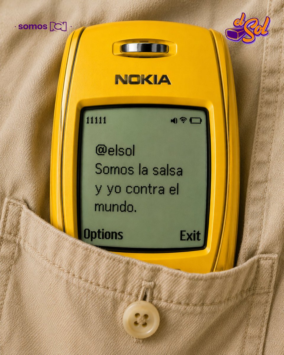 elsolcolombia's tweet photo. "Hay días en los que una canción lo cambia todo. 🎶✨ En El Sol creemos que la salsa no solo se escucha... también se vive, se siente y nos da la fuerza para seguir adelante. ¿Con cuál de estas frases te identificas? ❤️🎺"
#ElSol #LaSalsaNosUne #AsoleateQueTeConviene https://t.co/8t4DMU2IIR