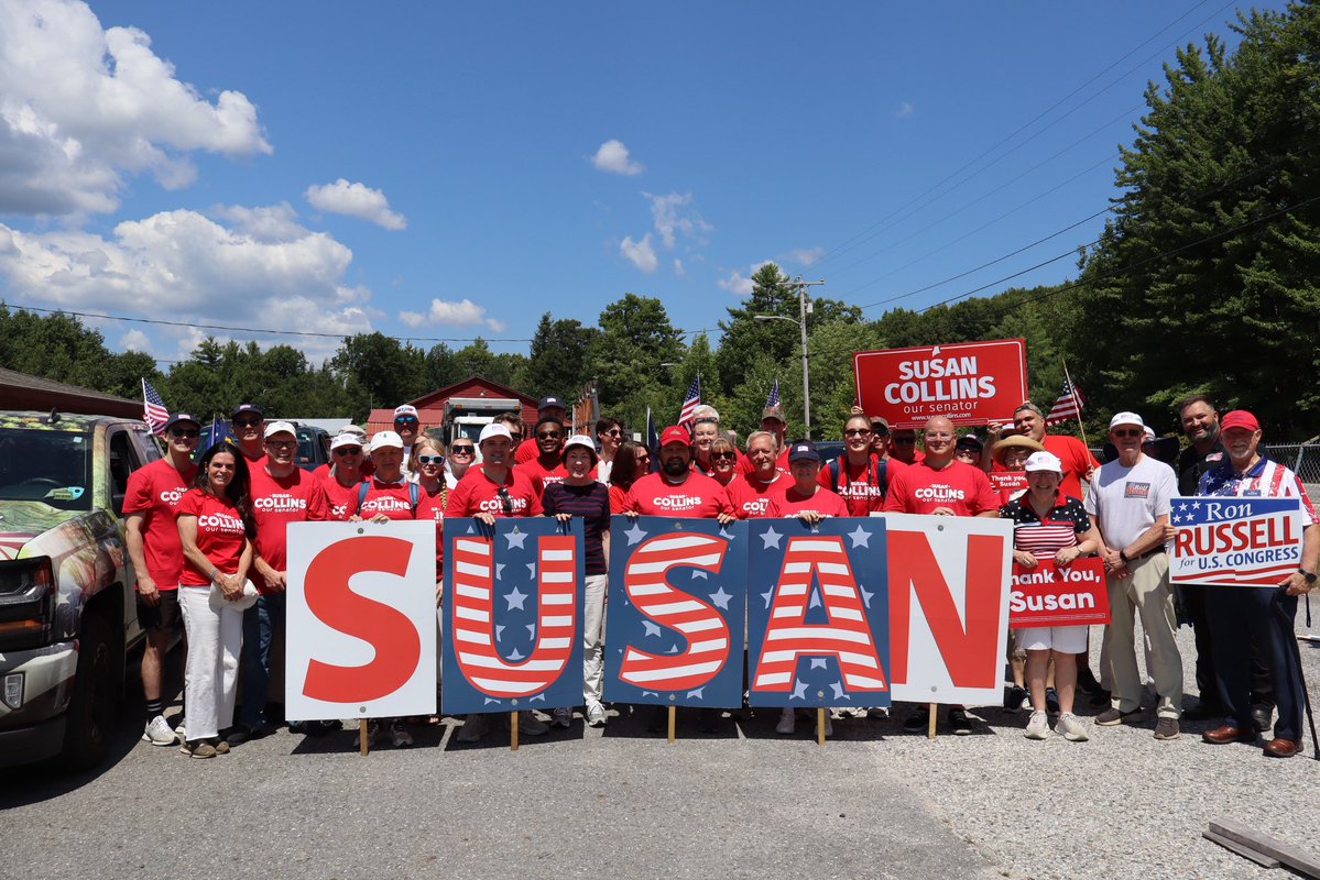 SenSusanCollins's tweet photo. Casco Days brought out the very best of Maine. Neighbors catching up, kids laughing, and small-town pride on full display. Grateful to have spent the day among such wonderful people. https://t.co/3td6uCfYfV