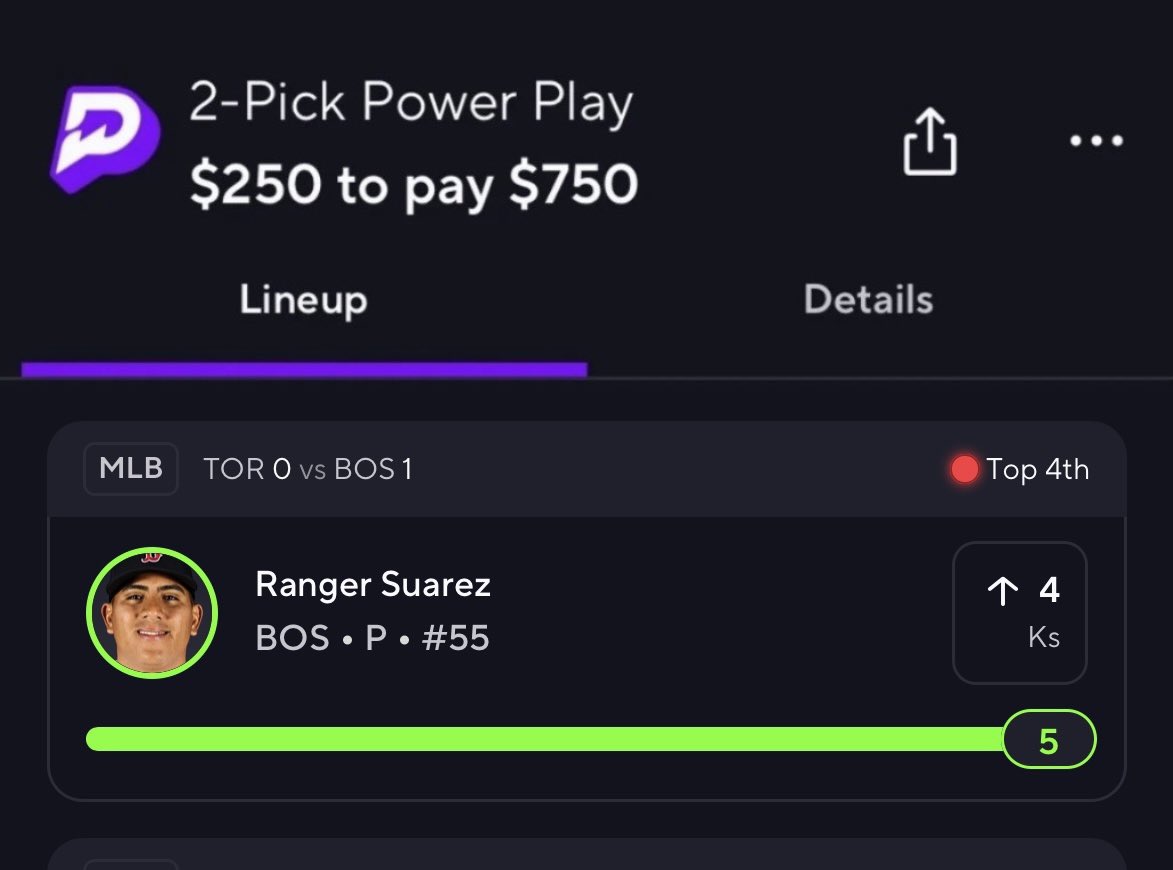 Dee_rose901's tweet photo. 🚨⚾️ MLB POTD #173 ⚾️🚨

*** POTD Record 124-48 ***

4th Inning Banggggg ✅✅✅✅✅ 

Ranger Suarez at 4.0 Ks is CRIMINAL 😵‍💫

This is why they label me the POTD King 🤴 

• For ALL POTD Nukes Click Here 👉 https://t.co/QVBlf4K90d https://t.co/sy09h53UYv