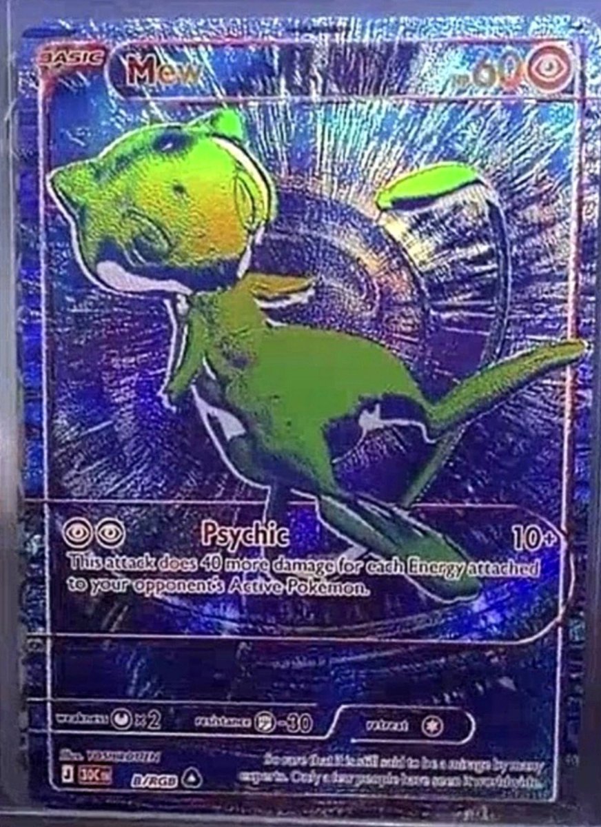 PokemonRestockr's tweet photo. MEW B/RGB pulled from a 30th Celebration pack

#PokemonTCG #Pokemon https://t.co/f8utB4LPTc