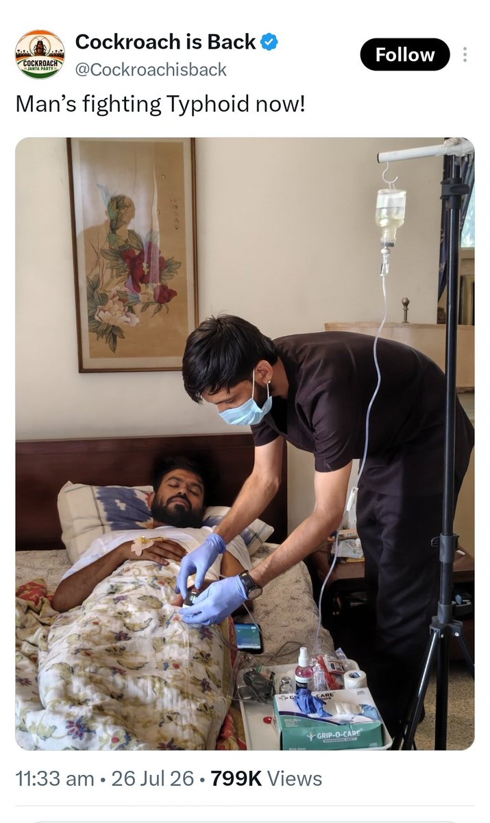 treeni's tweet photo. CJP founder Abhijeet Dipke :

> fights Typhoid on social media in the morning 

> celebrating and partying in the night 

https://t.co/puPcE3RyQo https://t.co/wKD55cZhoK