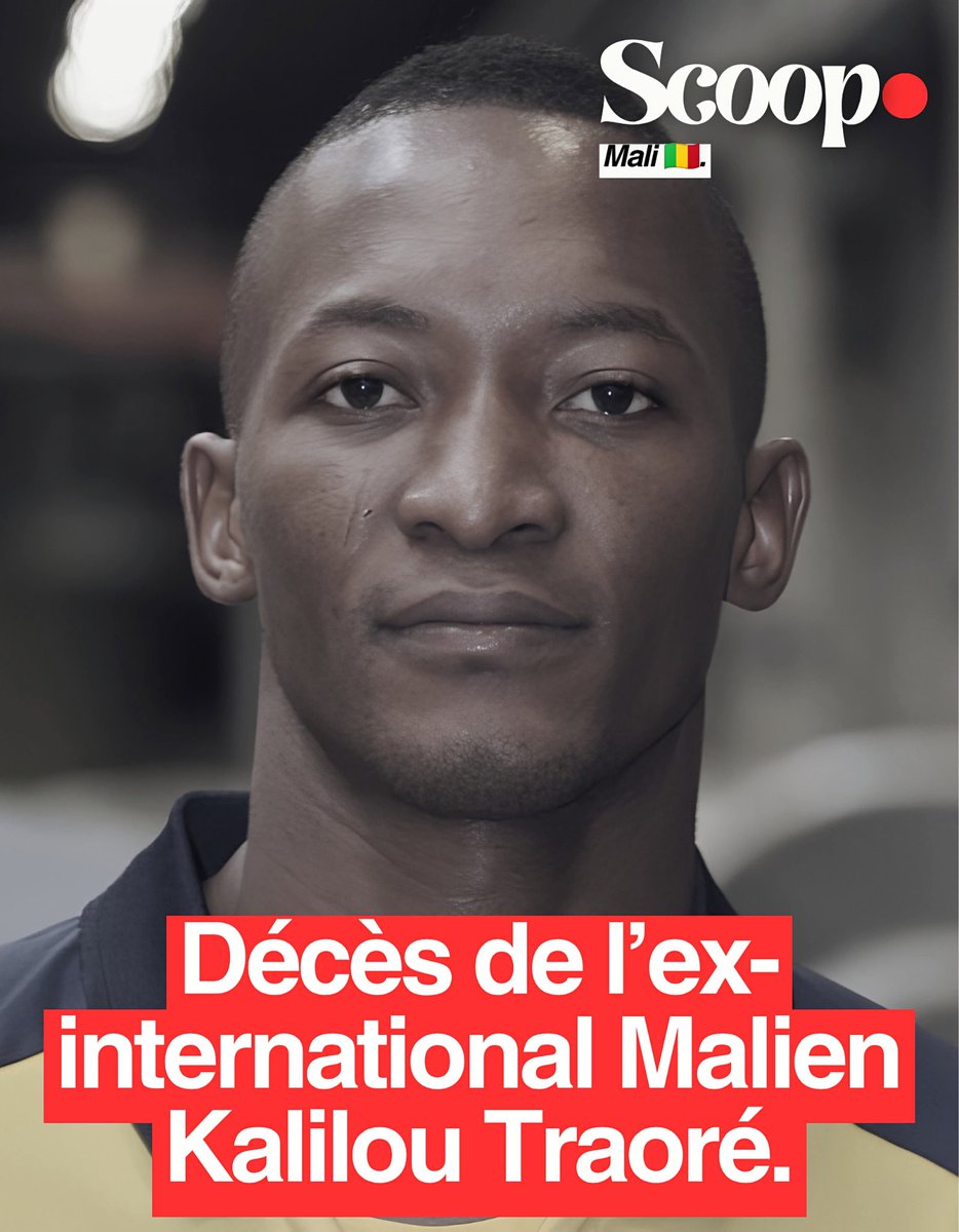 Scoopone1's tweet photo. 🇲🇱🕊️ #FOOTBALL : Ancien international malien et médaillé de bronze à la CAN 2013, Kalilou Traoré est décédé à l’âge de 38 ans dans un accident de la route.

Sélectionné à 17 reprises avec les Aigles, il faisait partie de la génération qui avait offert au Mali une troisième place historique lors de la CAN 2013.

➡️ + d’infos sur https://t.co/datKtza1wB