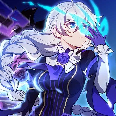 revosten's tweet photo. You either die as a Honkai Impact character or you live long enough to become a cashgrab trump card in other Hoyo games https://t.co/mxTgAddZIs