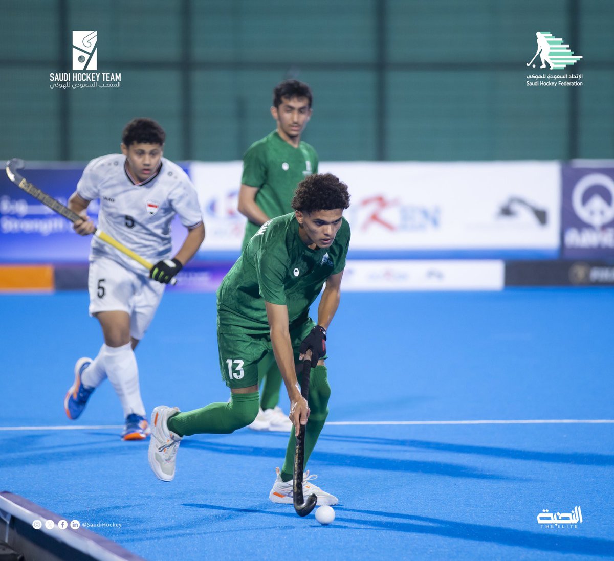 SaudiHockey's tweet photo. انتهت رحلتنا في بطولة آسيا، لكنها تمثل بداية فصل جديد في مسيرة الهوكي السعودي🇸🇦🏑

أول مشاركة آسيوية منحت لاعبينا خبرة ثمينة، ورسخت خطواتنا الأولى نحو بناء منتخب قادر على المنافسة مستقبلًا.

شكرًا لكل من دعم وساند الأخضر في هذه الرحلة، والقادم بإذن الله يحمل المزيد من الإنجازات💚

#المنتخب_السعودي_للهوكي