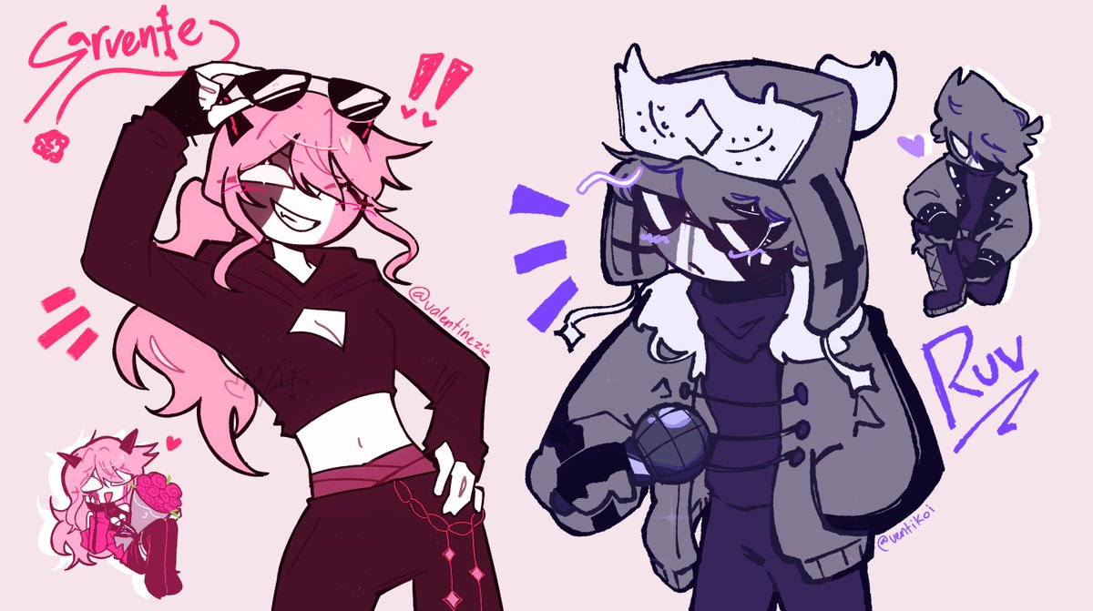 valentinezie_'s tweet photo. 💜🩷
Collab with @ventikoi !!

#midfightmasses #mfm #datenightmasses #dnm #sarvente #ruvyzvat https://t.co/P5nbzxkmmf