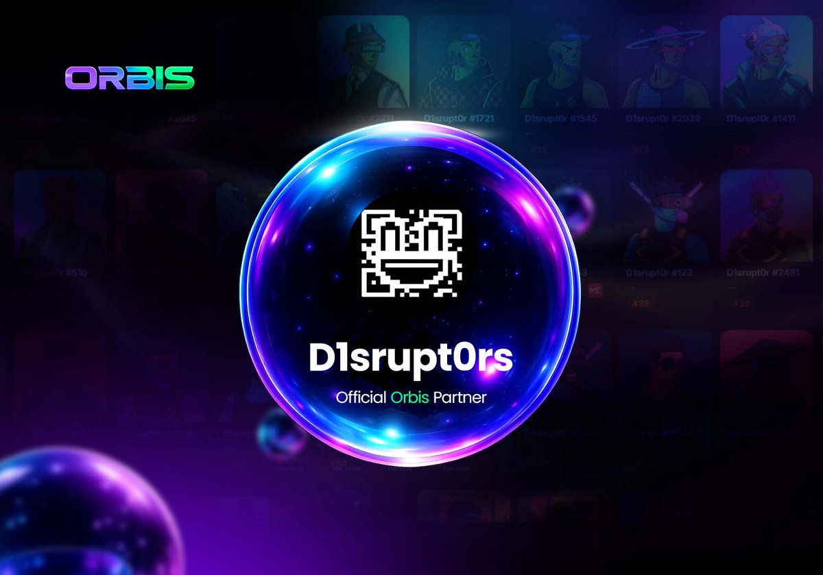 OrbisOnSOL's tweet photo. Breaking news - @d1srupt0rs has officially become an Orbis partner 🤝

Here's what makes this one different - D1SRUPT0RS built a Web3 radio platform featuring the latest web3 ai generated tracks, and it's already embedded directly on https://t.co/6Dul6RsjSf 🎵

Orbis is their preferred marketplace for trading, and a Buyback Pool is on its way - exclusive giveaways for holders incoming.  👀

🟣 Explore D1SRUPT0RS on Orbis: https://t.co/V9neaiQDqC