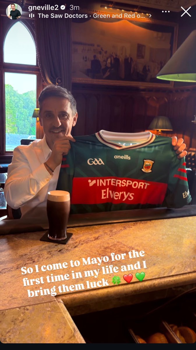 M_OToole's tweet photo. I don’t think @MayoGAA will let @GNev2 leave just on the off chance… https://t.co/Eaawli5lpw